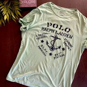 Polo Ralph Lauren t-shirt. Small mens nautical tee